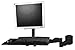 EZM LCD/LED/Plasma/Flat Panel Monitor and Keyboard Wall Mount Black (002-0026)