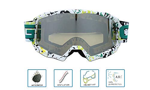 CRG Sports Motocross ATV Dirt Bike Off Road Racing Goggles T815-189 (2A)