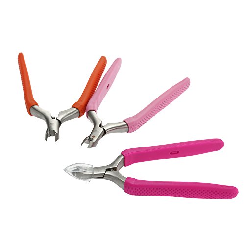 Gold Happy Stainless Steel Toe Nail Clippers- Cutter Tools, Nail Art Toes Care, Ultra-thin Foldable, Ergonomically Designed, Toe Nail Clippers, Random Colors