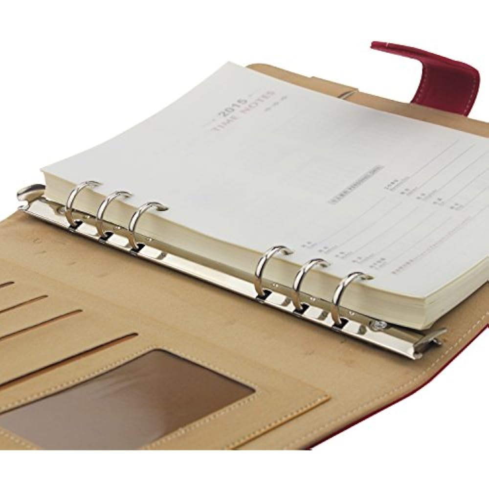 Refills 6 Hole Lined Craft Paper For A5 Loose Leaf Binder Notebook (90