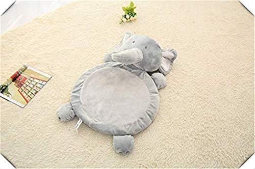 CARDEON Grey Elephant Baby Mat Animal Children Play Mat Photography Baby Nap Mats Belly Blanket Toddler Crawl Elephant - Thumbnail 3