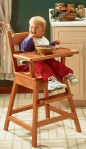 A Woodworking Plan and Instructions to Build a Happy Days Highchair
