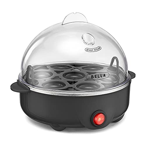 BELLA Rapid Electric Egg Cooker and Poacher with Auto Shut Off for