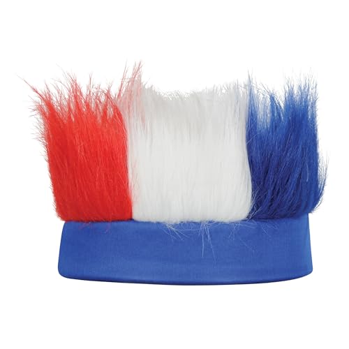 Beistle A Creation 60277-RWB Bandeau coloré patriotique poilu, rouge/blanc/bleu