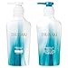 SHISEIDO TSUBAKI SMOOTH STRAIGHT SHAMPOO AND CONDITIONER TRIAL SET (315ml/10.6oz each)