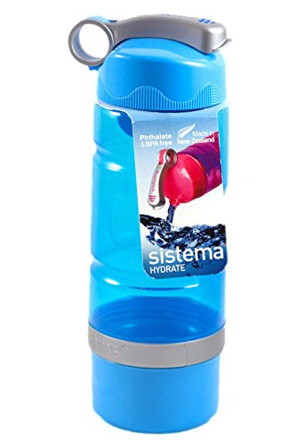 Sistema 615Ml Sports Fusion Bottle, Blue, 1-Pack