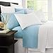 Zen Bamboo Luxury 1500 Series Bed Sheets - Eco-Friendly, Hypoallergenic and Wrinkle Resistant Rayon Derived from Bamboo - 4-Piece - Full - Sky Blue