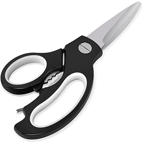 Topwit Kitchen Scissors, Heavy Duty Kitchen Shears with Premium Stainless Steel, Ultra Sharp, Multi-Function Kitchen Utensils for Cooking