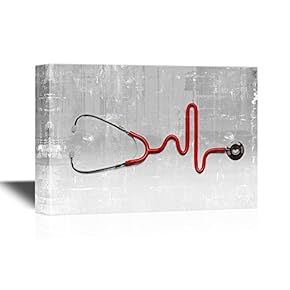 Red Echometer on Abstract Background