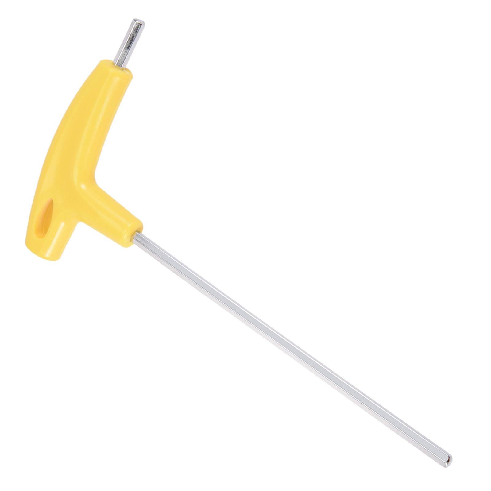 CoCud T-Handle Hex Key, 5mm Hex, Steel Metric T-Key Wrench Yellow - (Applications: for Basic Home Repair and Mechanical Maintenance), 1-Piece