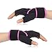 Trideer Weight Lifting Gloves with 18” Wrist Wraps Support, Pro Padded Gym Gloves for Powerlifting, Cross Training, Workout, Best for Men & Women (PAIR) (Rose, XS (Fits 6.3-6.9 Inches))