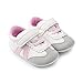 Royal Victory Toddler Baby Boys Girls Shoes 0-18 Months Slip-On PU Leather Crib Shoes Infant Walkers-by RVROVIC (12cm (6-12 Months), 1808-Pink)