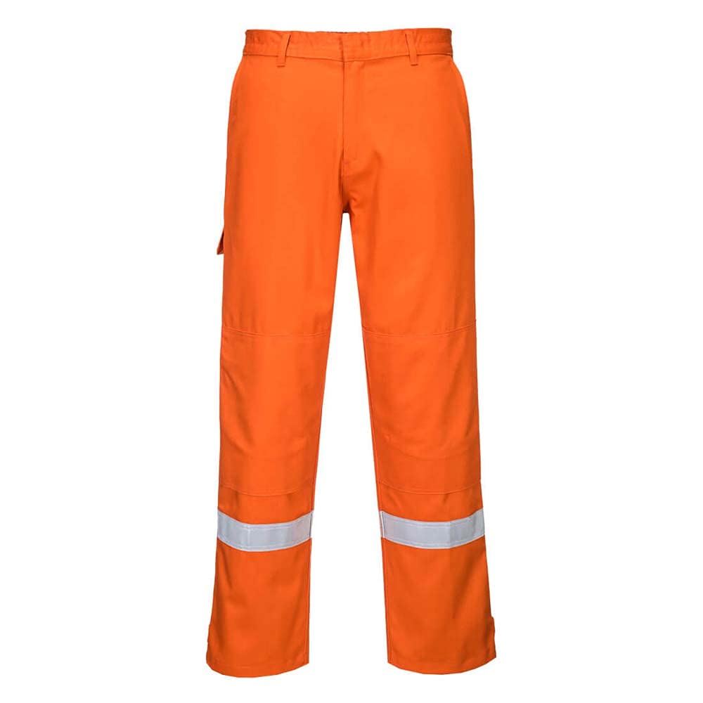 Portwest FR26ORTL Bizflame Plus Trouser, Large/Tall, Orange