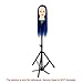 Anself Pro Adjustable Hairdressing Wig Stand Tripod Stand Holder with Tripod-leg Salon Hair Clamp