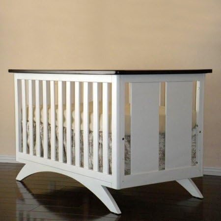 Eden Baby Madison Collection Crib, White/Espresso
