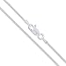 Sterling Silver Round Snake 0.8mm 0.9mm 1mm 1.2mm 1.6mm Chain 925 Italy Necklace