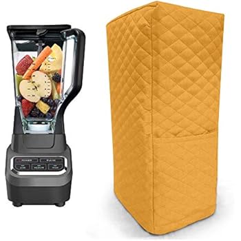 Universal Kitchen Blender Covers, Quilted Polyester Cover Compatible with Ninja 1000 Watt Professional Blender, Protector Cover for Blender Appliance 7