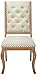 Coaster Home Furnishings - Brockway - Set of 2 Upholstered Dining Chair with Button Tufted, Nailhead Trim and Diamond Motif - Dining Room & Kitchen - Barley Brown - 110292