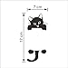 Harlorki Little Black Cat Wall Stickers Light Switch Decor Decals Art Mural Baby Nursery Room Decorations