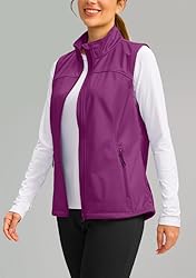 Soothfeel Women's Vest with Zipper Pocekts