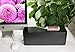 JK Home and Office Wire and Cable Organizer Box - Fits Long Power Strips - Large Clean-Look Management - Hide Ugly Cords, Surge Protectors, USB Sticks to De-Clutter Your Home - Includes 2 Wire Ties