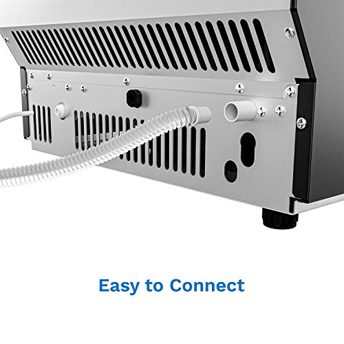 hOmeLabs Freestanding Commercial Ice Maker Machine Makes 143 Pounds
