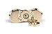 Fidget Spinner EDC Toy Premium Brass Metal CNC Made. Helps Relieve Stress, Boredom and Increases Focus for ADHD ADD Autism - Handheld and Table Top Design (Brass)