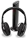 6-in-1 Wireless Headphones for TV Laptop MP3 Players - Built in Microphone for Internet Chat