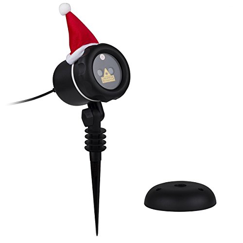 VERKB Outdoor Laser Christmas Light, IP65 Waterproof Star Projector Light with RF Remote for Christmas, Holiday, Party, Landscape,and Garden Decoration(Snowproof, FDA Approved)