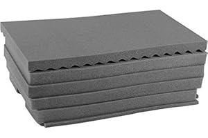 CVPKG Presents Pelican 1650-6 Piece Upgraded Replacement Foam Set - Includes 4 Middle Pluck.