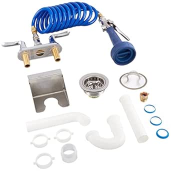 T&S Brass PJ-108H-CH01 Pet Market Hi-Flow Jet Spray, Fi-Fi Coiled Hose