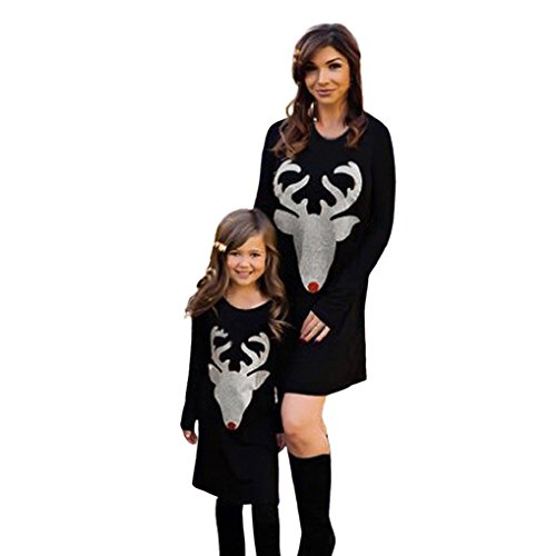 white christmas dresses Family Matching Sets Long Sleeves Black and White Plaid Sweatshirt or Velvet Short-Sleeve Belted Dress Burgundy main image 1