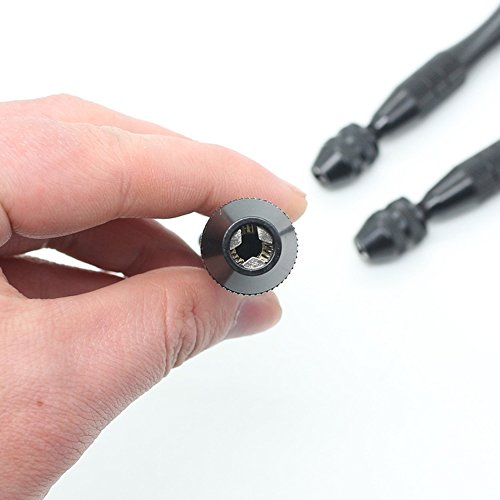 image for Hysagtek Precision Pin Vise Model Manual Hand Drill Tool Set (with Key