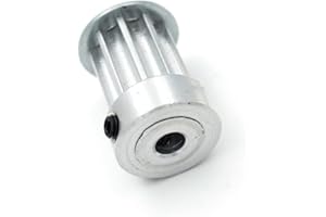 XUULAN 10 Teeth HTD 5M Synchronous Pulley, Bore 5/6/6.35/7/8mm, for Width 15/20mm HTD5M Timing Belts, Gear Wheel Pulley, 10Teeth 10T (Size : Bore 8mm, Width : for Width 15mm)