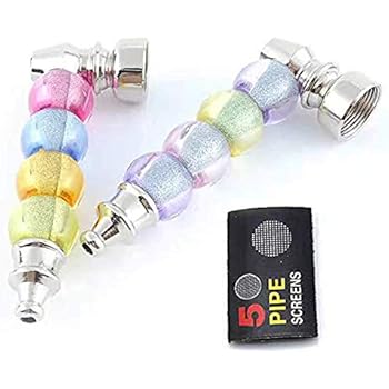 2pcs Small Pipe Creative Detachable Filter Color Bead, Easy to Carry