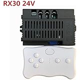 weelye RX30 24V Kids Powered Ride on car 2.4G Bluetooth Remote Control and Receiver Kit Controller Control Box Accessories for Children Electric Ride On Car Replacement Parts