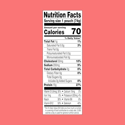 STARKIST SKINLESS AND BONELESS PINK SALMON IN WATER, 2.6 OZ POUCH