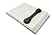 Superior Essentials Leather Bookmark Book Holder - Black Leather Paper Weights for Cookbooks, Textbooks, and Workbooks - Hands-Free Reading with Non-Slip Design and Magnetic Bookmark [1-Pack]
