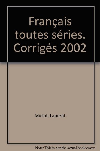 Français, toutes séries