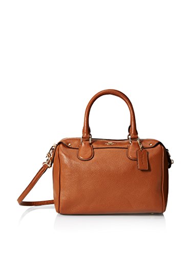Satchel - Saddle Coach Pebble Leather Mini Bennet