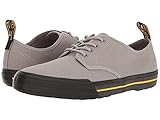 Dr. Martens Men's Pressler 4-Eye Casual Sneakers, Mid Grey, Canvas, 9 M UK, 10 M US