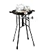 FIREDISC Original 380 Tall Outdoor Portable Propane Cooker in Jet Black TCGFD22HRB, Camping Stove and Grill, Single Burner Tailgate Essential
