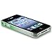 Snap-on Case compatible with Apple iPhone 4 / 4S , Clear Green Waterdrop