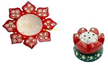 Buy Gaura Art Crafts Decorative Diya Deepak With Agarbati Stand