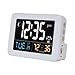Intelli-Time Alarm Clock with USB Charger, Indoor Temperature and Humidity