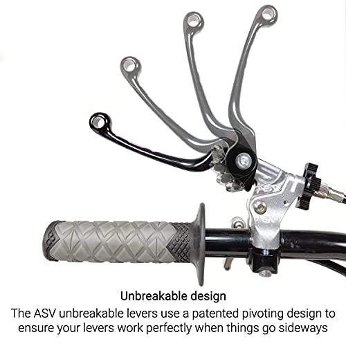 ASV Unbreakable F2 Clutch And Brake Lever Pack BC F21704 Shorty