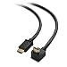 Cable Matters Left Angle High Speed HDMI Cable with One 270 Degree Elbow 15 Feet - 3D and 4K Resolution Ready primary