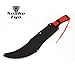 Snake Eye Tactical Zombie Slayer Fantasy Sword w/Nylon Sheath Machete Outdoors Camping (Red)