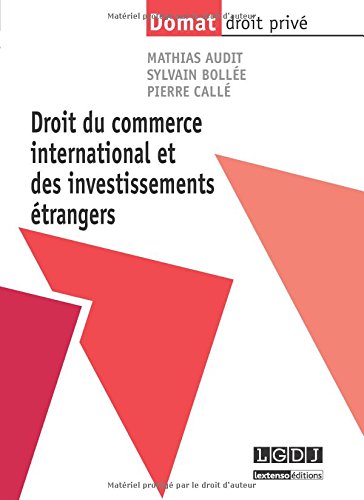 Droit du commerce international et des investissements étrangers
