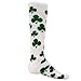 Red Lion Shamrock Athletic Socks (White / Kelly - Large)